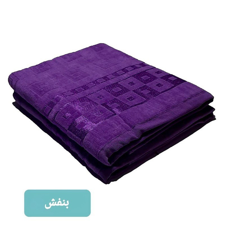 حوله حمام و استخر چند رنگ جنس اعلا هندسی سایز 75 در 125 سانتی متر