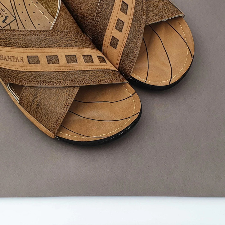 صندل مردانه طبی شهپر مدل ماهان 119
