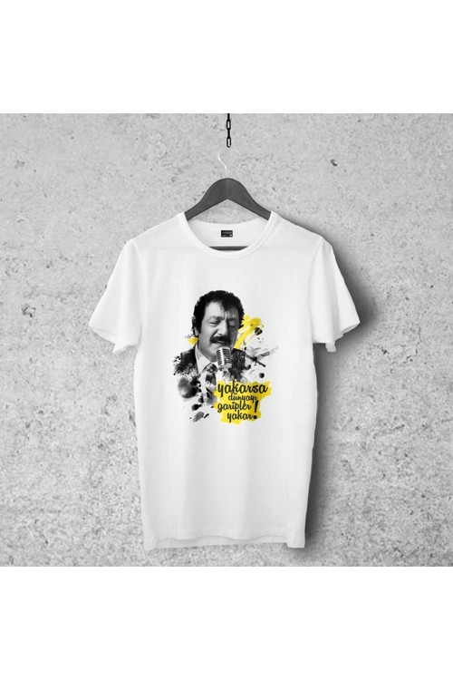 تیشرت نخ پنبه ترک طرح مسلم بابا ، ضد چروک و با دوام سفید