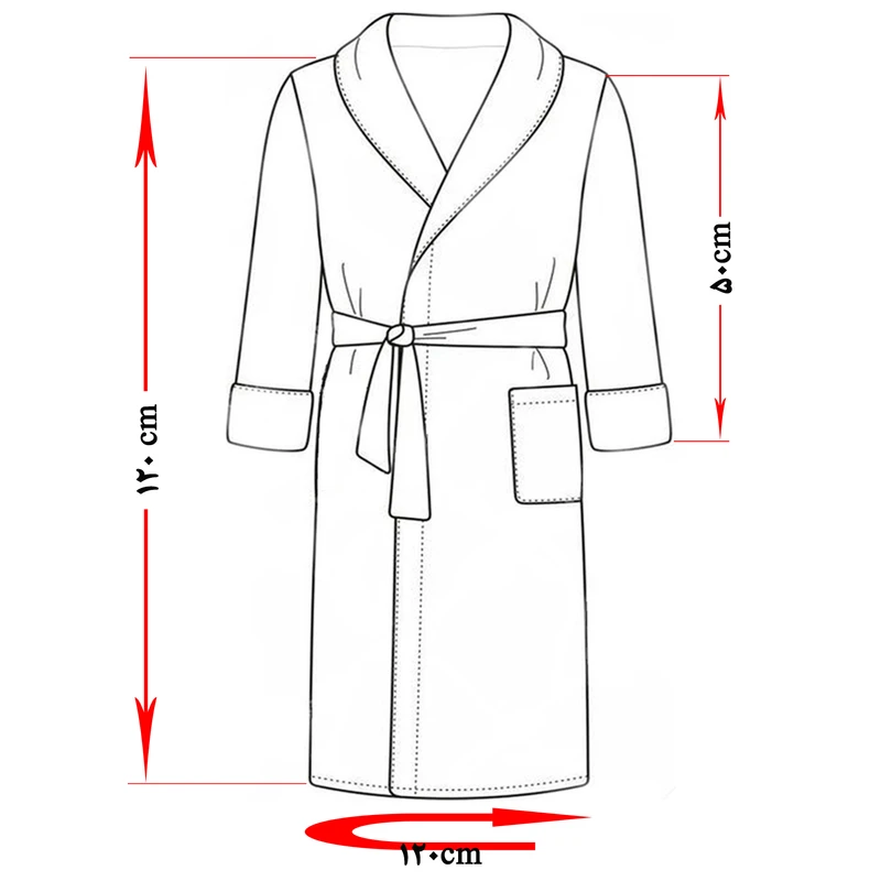 حوله پالتویی تن پوش مدل امپراطور 02 سایز لارج 125