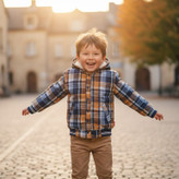 سویشرت بچگانه خزدار چهارخانه (3 تا 5 سال) | قیمت و خرید اقتصادی