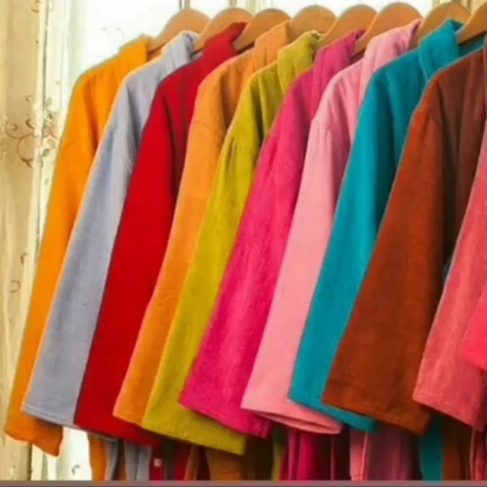 Simple Model Bathrobe (Size : 125)