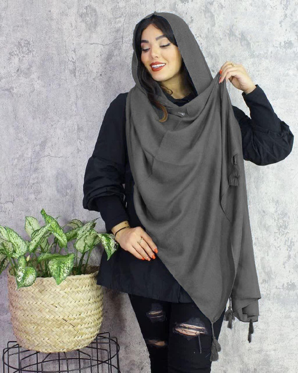 Four-Season Plain Cotton Scarf (70×190)