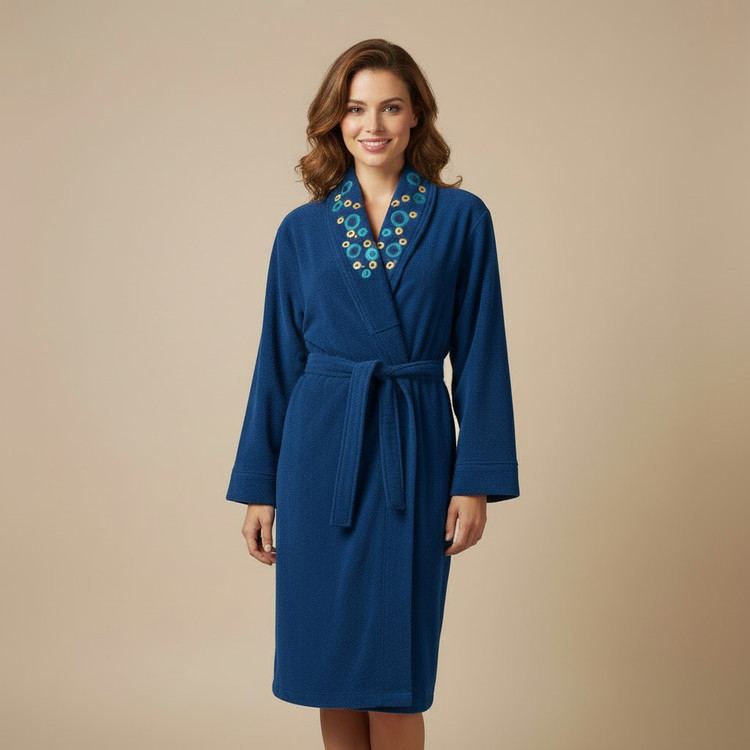 حوله پالتویی تن پوش نسبتا ضخیم مدل حباب با کیفیت سایز 125