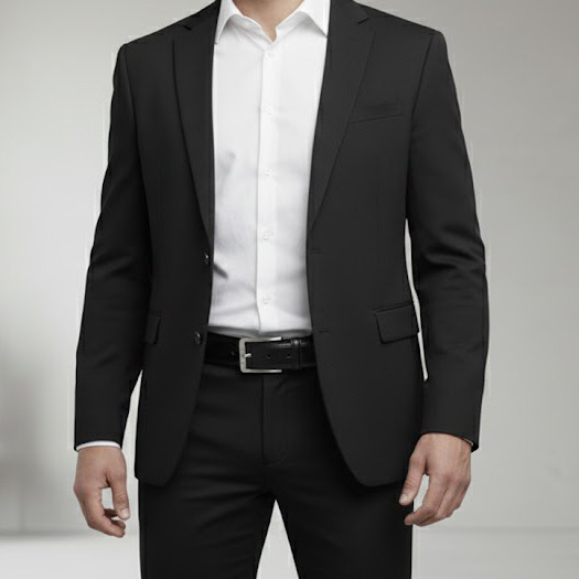 کمربند مردانه چرم مشکی Rabo مدل ساده دور دوخت طول 120 عرض 3.5 سانت | انتخابی هوشمندانه برای استایل رسمی و کژوال