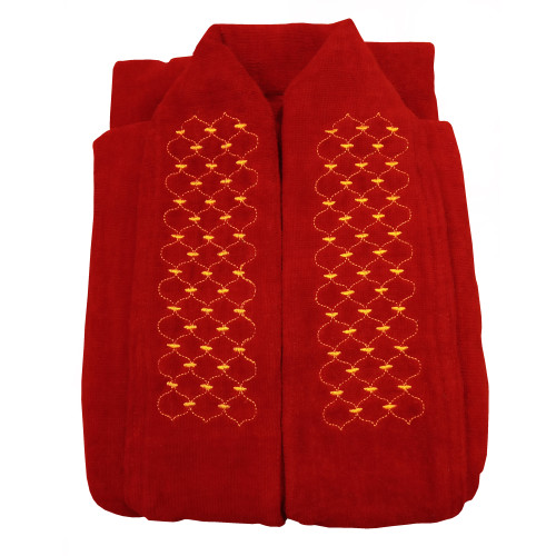 حوله پالتویی تن پوش نسبتا ضخیم مدل چراغی با کیفیت در سایز 125 لارج