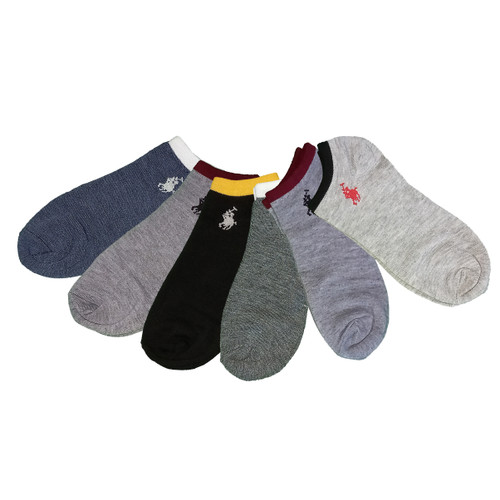 فروش عمده 30 جینی جوراب مردانه و زنانه ی مچی ساق کوتاه پولو (Polo) ضد حساسیت