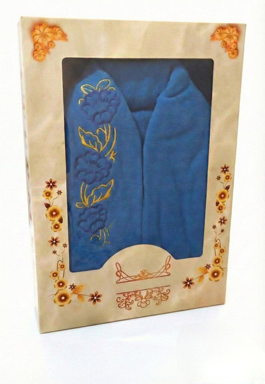 حوله تنپوش گلدوزی طرح چیچک 01 (سایز ۱۲۵ - Large) زنانه و دخترانه ی با کیفیت