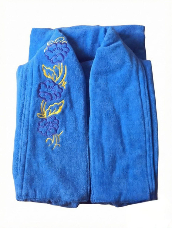 حوله تنپوش گلدوزی طرح چیچک 01 (سایز ۱۲۵ - Large) زنانه و دخترانه ی با کیفیت