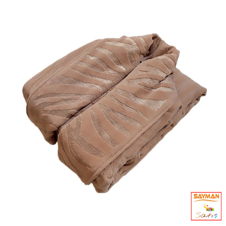 حوله پالتویی سایز 145 (XXL) تن پوش نخ پنبه درجه 1 طرح ایپک یول کد IP1