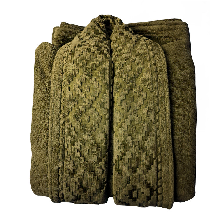 Traditional Sayman Satish Towel Bathrobe (Size : XXL - 145)