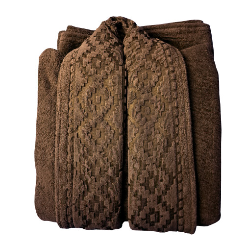 حوله پالتویی سایز بزرگ XXL) 145) تن پوش پنبه درجه 1 طرح سنتی سایمان ساتیش