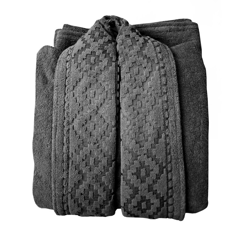 حوله پالتویی سایز بزرگ XXL) 145) تن پوش پنبه درجه 1 طرح سنتی سایمان ساتیش