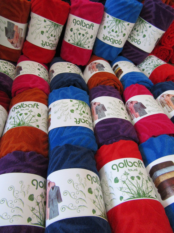 حوله دستی (دست و صورت) مروارید چند رنگ جنس اعلا طرح گل و آدیداس Adidas سایز 75 در 40 سانتی متر