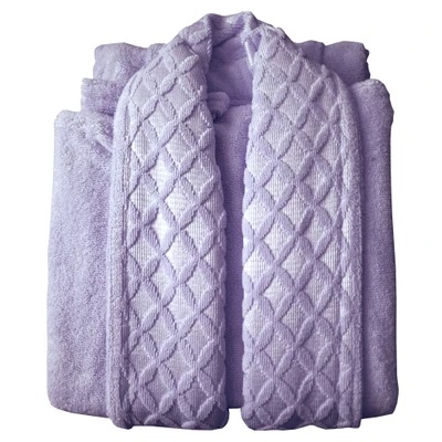 حوله پالتویی تن پوش سایز بزرگ 145 (XXL) پنبه درجه 1 صادراتی طرح لوزی کد 01 سایمان ساتیش (بدون جعبه)